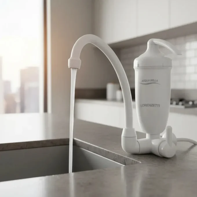 Purificador Acqua Bella completo com torneira para cozinha